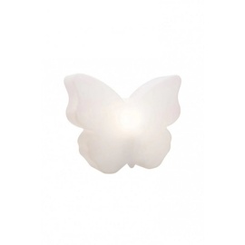 8 seasons DESIGN Shining Dekoleuchte Butterfly (9 W, Weiß, L x B x H: 10 x 40 x 32 cm)