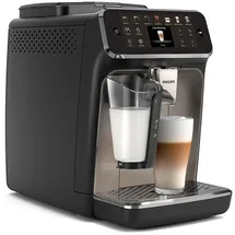 Philips 4400 Series LatteGo EP4449/70 Schwarz/Silber