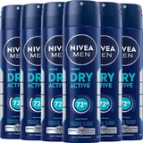 NIVEA Dry Active Deodorant Spray 6 x 150 ml