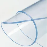 Tischfolie Eckig Gefrostet Tischschutz Transparent Folie PVC Tischdecke Abwaschbar Verschleißfest Hitzebeständig wasserdichte Tisch-Schutzfolie Wunschmaß Fettdicht Tischmatte (3mm,90x120cm)