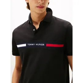 Tommy Hilfiger HILFIGER CHEST INSERT REG POLO schwarz L