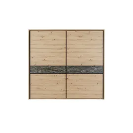 Sconto Kleiderschrank Birmingham 250 x 230 x 23 cm Holzfarben
