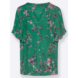 Inspirationen Druckbluse grün 54