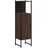 vidaXL Badschrank Eichen-Optik 33x33x120,5 cm braun