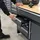 Weber-Werke Werkbank Holz grau schwarz 120 x 60 x 86 cm leer