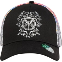 Carlo Colucci Baseball Cap Dengg schwarz