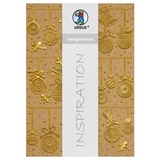 Ursus - Designkarton Weihnachten, 250g/qm A4, VE=5 Blatt, Motiv 1