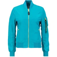 Alpha Industries MA-1 VF Light Bomberjacke Blue lagoon), L