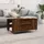 furnicato Couchtisch Braun Eiche 102 x 44,5 x 50 cm