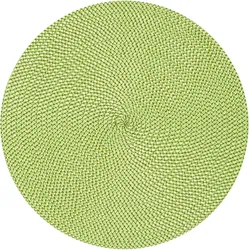 Platzset STUCO "Basket", grün (hellgrün), Ø:38cm, Platzsets