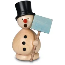 KWO Räuchermann mini Schneemann Günther 15 cm