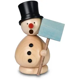 KWO Räuchermann mini Schneemann Günther 15 cm