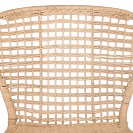 Beliani Rattanstuhl 2er Set ELFROS