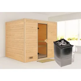 Karibu Sonara inkl. 9 kW Ofen + int. Steuerung