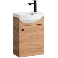 Planetmöbel Waschtischunterschrank 40cm Gold Eiche