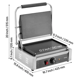 Vevor Panini-Grill 2200 W 2023 weiß