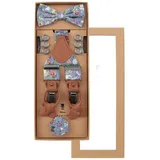 Prince Bowtie Hosenträger blau