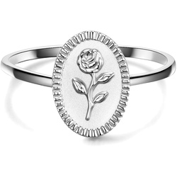 Glanzstücke München Ring Blume Sterling Silber in 56 Damen 