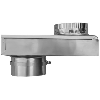 Builder's Best 84049 SAF-T-Duct Zero Dryer Vent Periskop, verstellbar 0-12,7 cm Länge, Aluminium