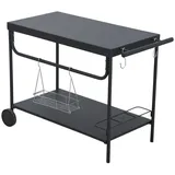 LECO Serviertisch 100 x 47 cm anthrazit