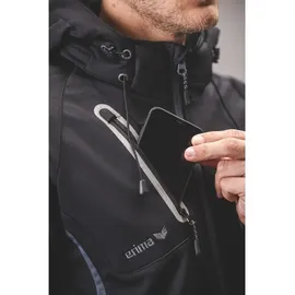 Erima Softshelljacke Funktion schwarz/anthrazit XXL