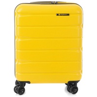 Franky Spinner Handgepäck Hartschalenkoffer mit TSA-Schloss gelb