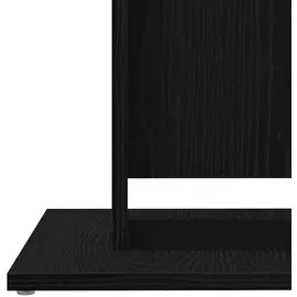 vidaXL Bistrotisch Schwarze Eiche 60x60x75 cm Holzwerkstoff