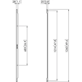Vogel's Vogels Videowall Abstandslehre PFA9138 si