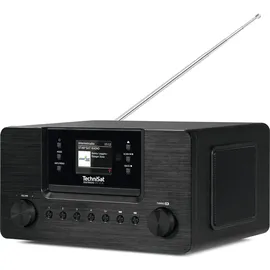 TechniSat DIGITRADIO 570 CD IR – Stereo DAB+ Internetradio (CD-Player, WLAN, UKW, Bluetooth-Audiostreaming, Spotify, USB, Wecker, Wifi Streaming, AUXin, Equalizer, Fernbedienung, 2 x 5 Watt) schwarz