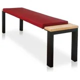 lycce XXL Klemmkissen Sitzkissen mit 1 Leiste, Kunstleder, Breite 1,5m