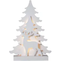 Star Trading 3D Weihnachtsleuchte Grandy 41 cm weiß