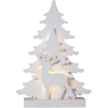 Star Trading 3D Weihnachtsleuchte Grandy 41 cm weiß
