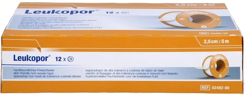 LEUKOPOR 2,5 cmx5 m 12 St