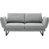 Schöner Wohnen 2-Sitzer "Spin, Multifunktionssofa, bequem und hochwertig verarbeitet", silber, B:228cm H:85cm T:215cm, 100% Polyester, SCHÖNER WOHNEN-KOLLEKTION, Sofas, Drehsitz-Funktion, USB-Anschluss, Armlehnfunktion, Rückenverstellung