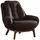 JVMöbel Lounge-Sessel Kunstleder 90 x 100 x 105 cm Braun