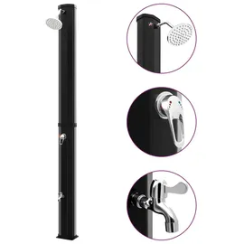 vidaXL Solardusche schwarz 35 l