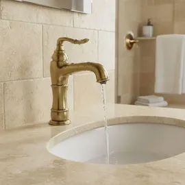 PaulGurkes Nostalgie Waschtischarmatur Bronze