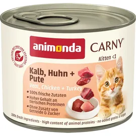Animonda Carny Kitten Kalb, Huhn & Pute 12 x 200 g