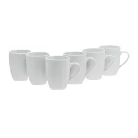 CreaTable Kaffeetasse 0,3 l Weiß 6 St.