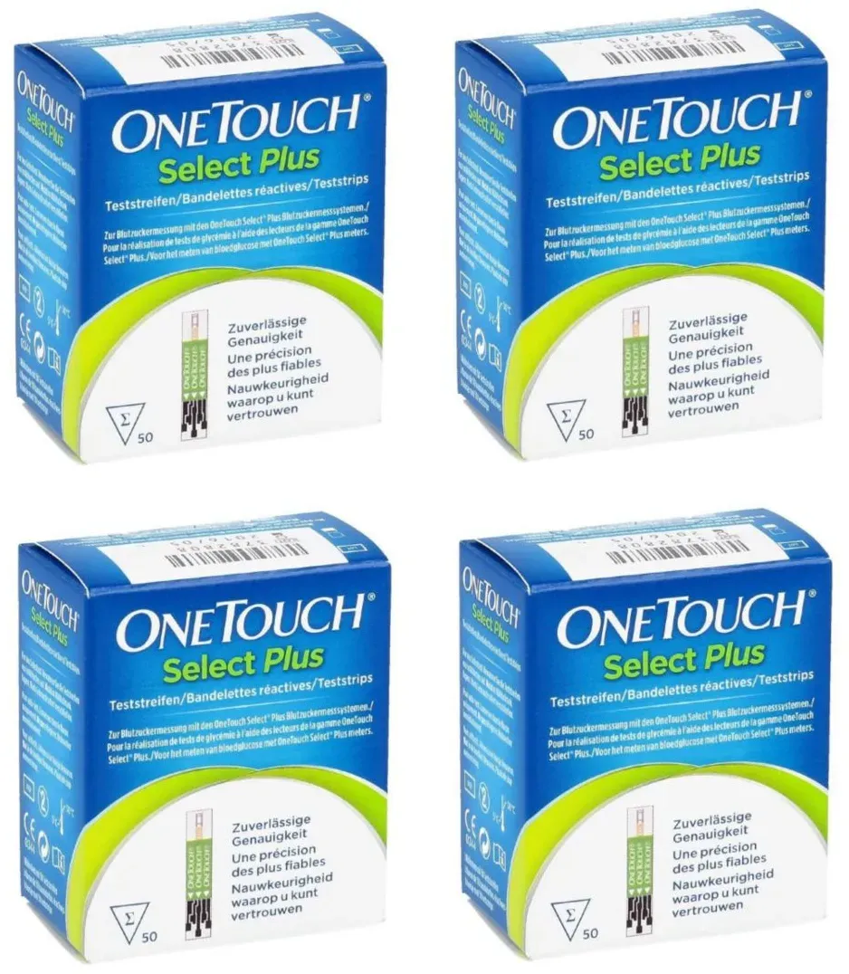 OneTouch Select® Plus Teststreifen 4x 50 Stück