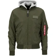 Alpha Industries MA-1 TT Hood dark green 3XL