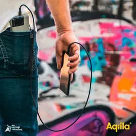 aqiila USB-C auf USB-C 1 m Schwarz