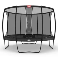 Berg Toys BERG Trampolin Elite Regular 430 grau + Netz Deluxe XL