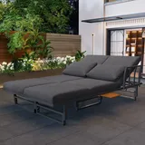 stilvora Gartenlounge-Set 3-tlg. Grau