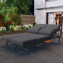 stilvora Gartenlounge-Set 3-tlg. Grau