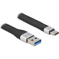DeLock USB-A auf USB-C 0,14 m Schwarz