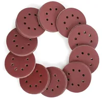 WorkPro 150 Stück Schleifpapier 125mm Klett Körnung 60/80/100/150/180/240/320/400/600, 8