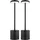 GLOBO Tischlampe Wohnzimmerleuchte Leselampe Schreibtischlampe Tischleuchte Beistelllampe, Metall Kunststoff schwarz, Touchdimmer cct, LED