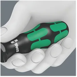 WERA Vierkant-Schraubendreher Größe 00 Klingenlänge 60 mm Orange/Grau