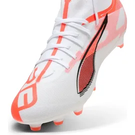 Puma Ultra 5 Match+ AG/FG Herren Puma White/Puma Black-Glowing Red 43